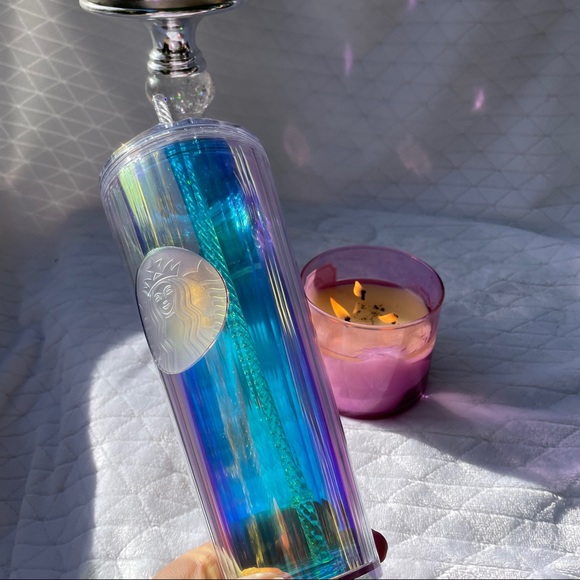 SOLD- Starbucks iridescent tumbler, Summer 2020 - Picture 4 of 16